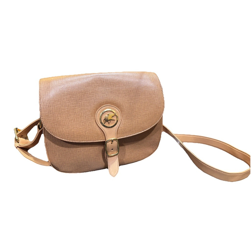 Hunting World Leather Crossbody Bag-Tan